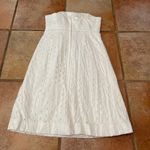 Lilly Pulitzer Lilly, Pulitzer, Strapless ribbon Ty Waist eyelet dress Photo 4