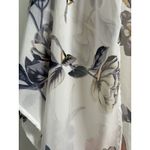 Windsor White Floral Kimono Robe Loungewear Open Front Size XL Photo 1