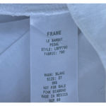 Frame  Womens Jeans Le High Pedal Pusher White Crop Skinny Stretch Size 27 Pocket Photo 5