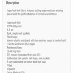 Boombah  Women’s Custom Hypertech Series PS Knickers Softball pants Size 30 M Photo 8