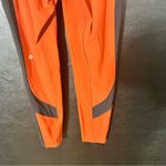 Lululemon Burnt Orange And Black Leggings Size 6 Photo 6