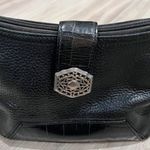 Brighton  Black Leather Crossbody Bag Designer Handbag Purse Small Photo 2