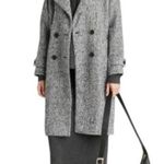 Universal Threads Women's Double Breasted Cocoon Overcoat - Universal Thread Gray Large Photo 0