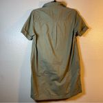 Karen Scott Casual Olive Green Shirt Dress SZ:MP Photo 3