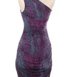 H&M Y2K Bodycon one Shoulder Colorful Dress Photo 2