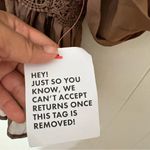 ASOS  Design Kalia Lace Mini Dress Brown Size 6 NWOT– Boho Romantic Party Style Photo 4