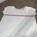 Carolyn Taylor ‎ women’s large white eyelet blouse Photo 4