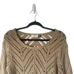 RD Style  Women's Size Medium Brown Open Knit Coastal‎ Boho Top Photo 1