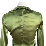 Jessica Howard  Evening Jessica Evening Iridescent Green Chiffon Blouse Photo 8