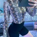 Honeybum Snake Skin Bodysuit Photo 0