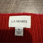 LA Hearts  Red Chloe Sweater Photo 5