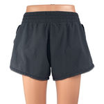 Lululemon Womens Black High Rise Elastic Waist Activewear Sweat Shorts Size 8 Photo 0