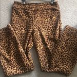 Allison Daley Faux suede leopard print pull on ponte pants Photo 2