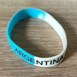 Argentina rubber bracelet White Photo 0