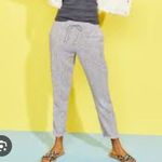 Old Navy linen blend pinstripe cargo pant size small Photo 10