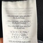 J.Crew  Pixie Black Ankle Crop High Rise Solid Black Ponte Pants Stretch XS Photo 7