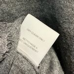 Joie  Sweater Gray Scoop Neck w/ Deep Back Lace Hem Knit Sz M GUC Cashmere Blend Photo 8