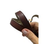 Vintage Western Leather Belt With Silver Photo 4