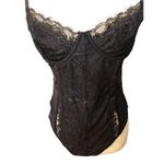 Iris lingerie black lace teddy with underwire bra cups Photo 1
