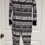 PINK - Victoria's Secret Black and White Patterned PJ’S Photo 0