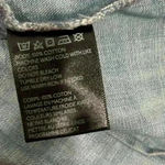 BDG  Urban Outfitters Cotton Denim Long Sleeve Snap Down Shirt Pockets Size S Photo 3