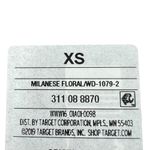 Who What Wear Milanese Floral Mini Dress XS Long Sleeve Multicolor Vibrant Photo 2