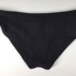 Becca  Ribbed Bikini Bottom Black Sz M Photo 3