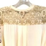 Anthropologie Tiny  Amarante Embroidered Shirtdress Women's S Cream Boho Hippie Photo 11