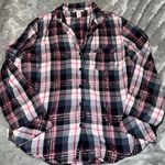 Victoria's Secret  Plaid Pajama Set in Black, White, and Pink Photo 0