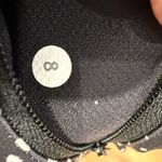 Lululemon Pace Tight Full-on Luxtreme Static Mist Black White Women's Size 8 Photo 5