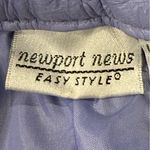 Newport News Vintage Leather Wide Leg Pants Size 6 Purple 90s Chic Retro Classic Photo 4