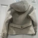 Calvin Klein  Cream Jacket with Light Blue Lining Photo 7