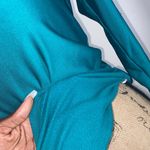Layer 8 Performance Turquoise Long-sleeve Top Photo 2