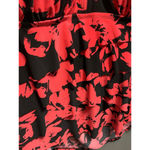 Aqua Green Women's Tankini Top, Size 2x plus size Red and Black Photo 1