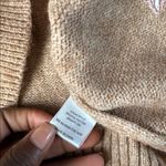 Witty Fox Embroidered Butterfly Tan Two Piece Cropped Cardigan & Top Set SIZE XS Photo 4