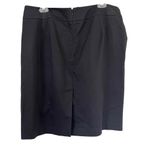 Michael Kors MICHAEL Solid Black Pencil Skirt Size 16 Photo 1