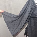 American Eagle  outfitters Sexy womens Gray Tassel Boho off the shoulder Small. Photo 3