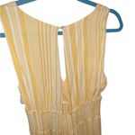 Illa Illa Yellow and White Striped cut out smocked romper Photo 5