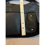 Nico Louise Shoulder Bag Womens One Size Black Hobo Pebbled Suede Gold Hardware Photo 7