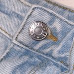 PacSun Eco Light Blue High Waisted Denim Festival Shorts Distressed Light Wash Photo 4