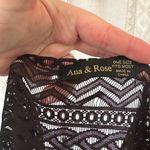 2 for $15 Ana & Rose Lace Fringe Kimono Coverup Black One Size Fits Most NWOT Size M Photo 3