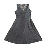 Toad & Co Cue Sleeveless Dress Buffalo Herringbone Print Brown Size Medium NWT Photo 1