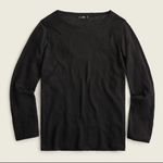 J.Crew  relax for crewneck Black Long Sleeve Sweater SZ:L Photo 0