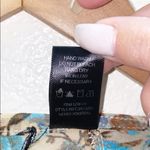 BKE  Boutique Floral Lace V-Neck Tan Blue Blouse Photo 5