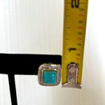 Boho Western Faux Turquoise Bracelet and Gold and Silver Tone Earrings Photo 11