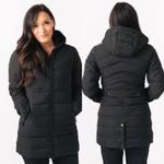 Zyia  active black puffer coat with hood full zip women’s size XXL Photo 1