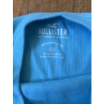 Hollister Turquoise High Neck Tank Women XS Ribbed Crop Must Have Collection Photo 2