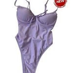 Wild Fable Purple Pull On Underwired One Piece Swimsuit Women Sz XXS NWT | 10-10 Photo 0