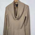 White House | Black Market Cowl Neck Long Sleeve Sweater Top Beige XS Photo 7