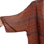 LuLaRoe  Open Cardigan Sz Small Orange Women’s See Through Photo 3